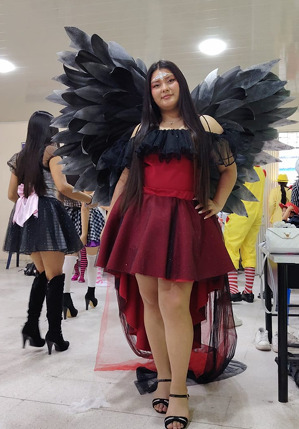 Vestido de Gala Vampírico Gótico